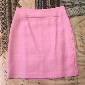 Ann Taylor Loft Pink Wool Skirt Size O